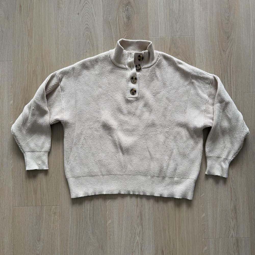 Mango Button Detail Sweater - Picture 2 of 8